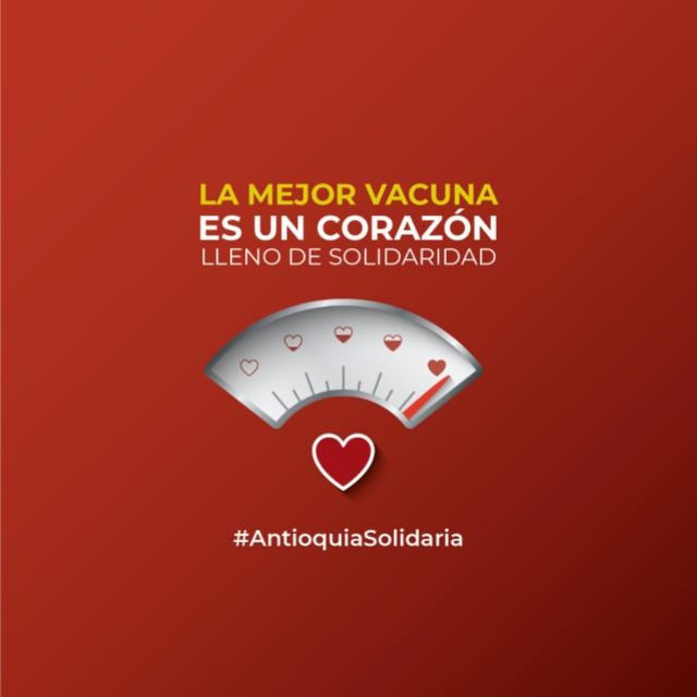 Así se entregarán las ayudas de la campaña Antioquia Solidaria